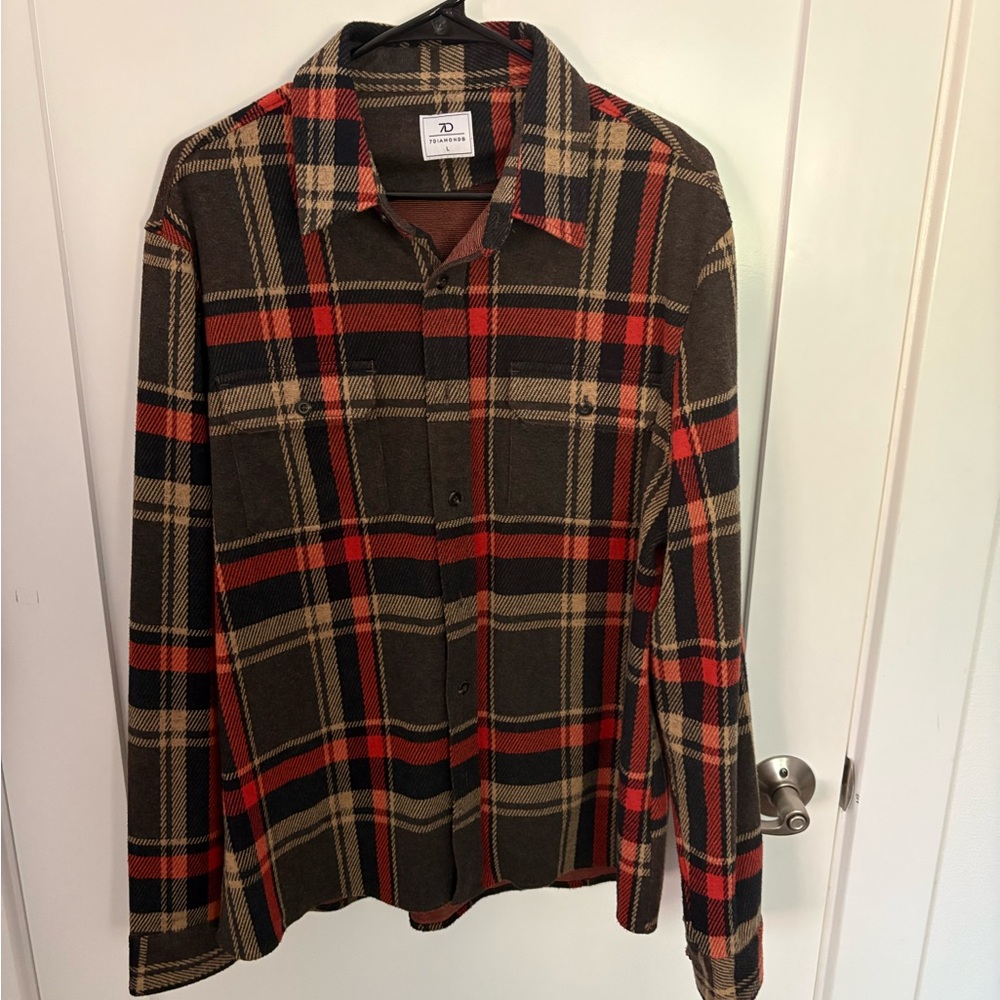 7 Diamonds Generation™ Plaid Shacket Shirt